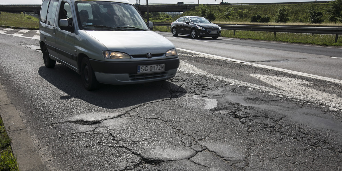 Sosnowiec. Nie ma pieniędzy na przebudowę i remont DK-94 