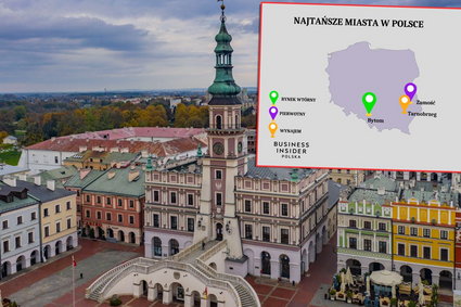 Które miasta są w Polsce najtańsze? Mamy listę [MAPY]
