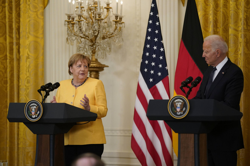 Angela Merkel i Joe Biden