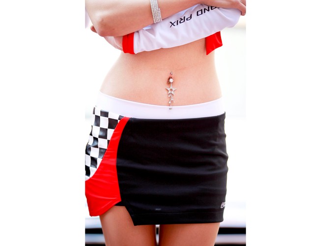 Dziewczyna Formuły 1 z Korei