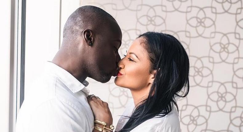 Chris Attoh and Late Wife