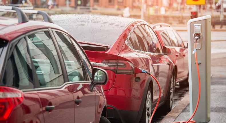 Electric car chargingShutterstock