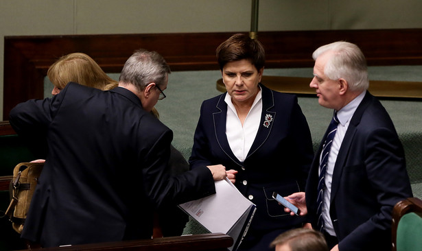 Premier Szydło w Sejmie