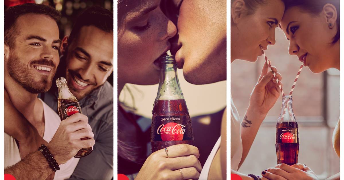 Coca-Cola plakátbotrány Budapesten meleg párral reklámoznak - Noizz