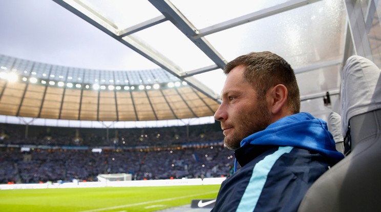 Dárdai Pál a Hertha kispadján – az edzővel óriásit javult a berlini csapat teljesítménye /Fotó: Europress Getty Images