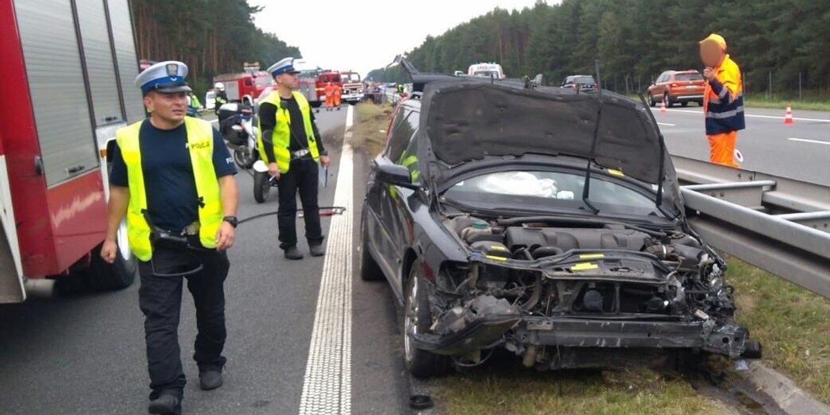 Groźny wypadek na A4