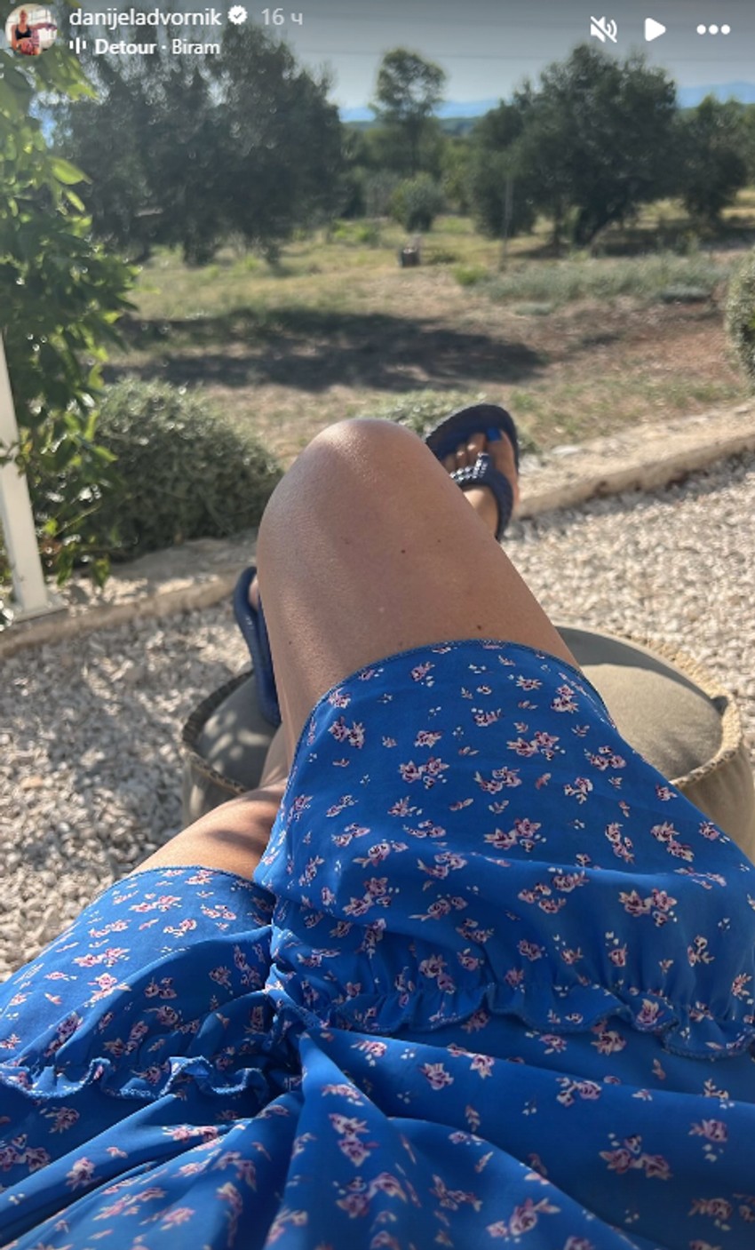 Danijela Dvornik pokazala dvorište