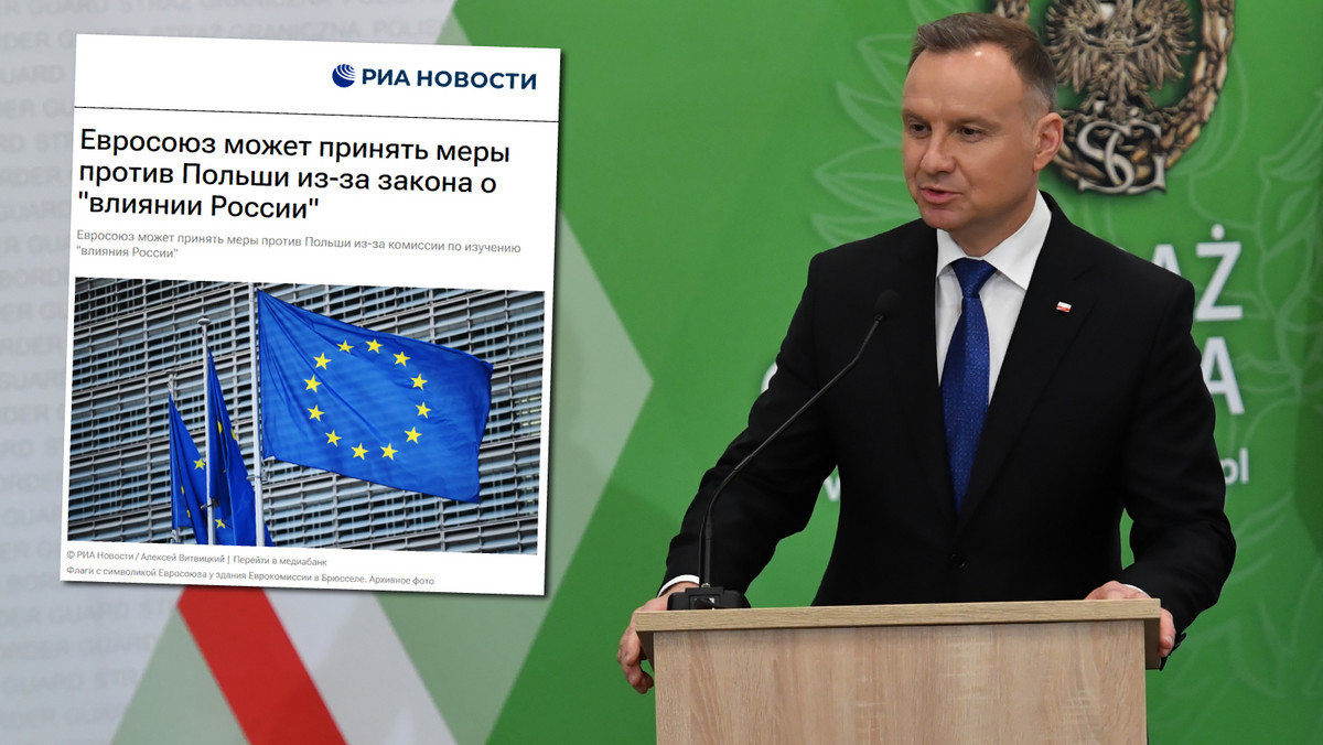 Rosyjska propaganda pisze o lex Tusk. Powołują się na Unię Europejską