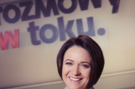 Ewa Drzyzga w Rozmowach w toku. Fot. Agnieszka Wojtuń/TVN/Green Carrot