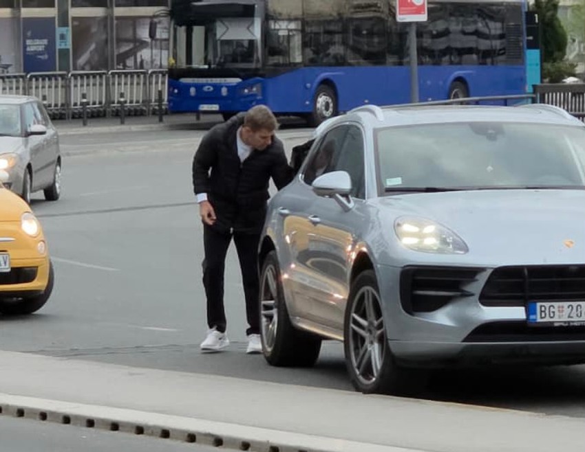 Aleksandra Jeftanović sa mužem i detetom