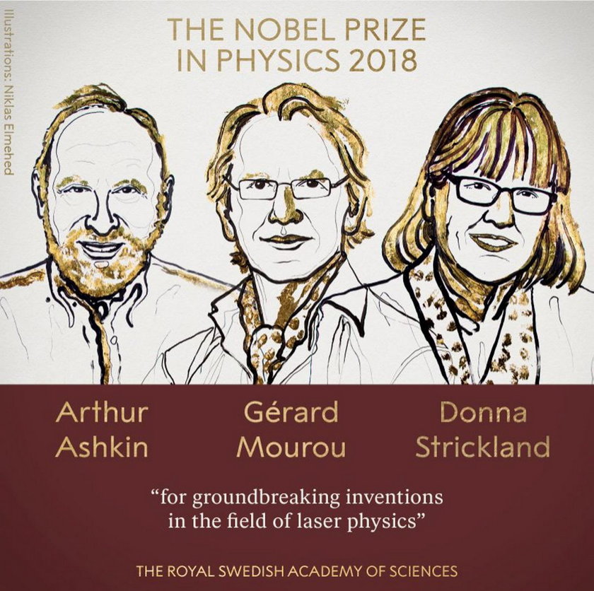 Szwecja: Przyznano Nagrodę Nobla z fizyki. Wśród laureatów kobieta