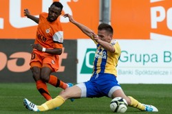 Zagłębie - Arka 3:0 w pierwszym półfinale Pucharu Polski