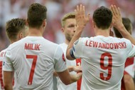 Arkadiusz Milik Robert Lewandowski reprezentacja Polski piłka nożna Polska Gruzja Stadion Narodowy