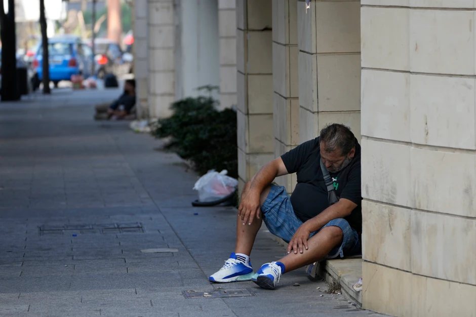 Izbeglice iz južnog predgrađa Bejruta u centru libanske prestonice 28. septembra