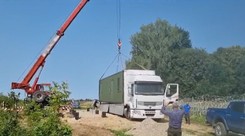 Na granicy z Rosją stanęły dwa kontenery. Straż graniczna wyjaśnia: To ważne elementy...