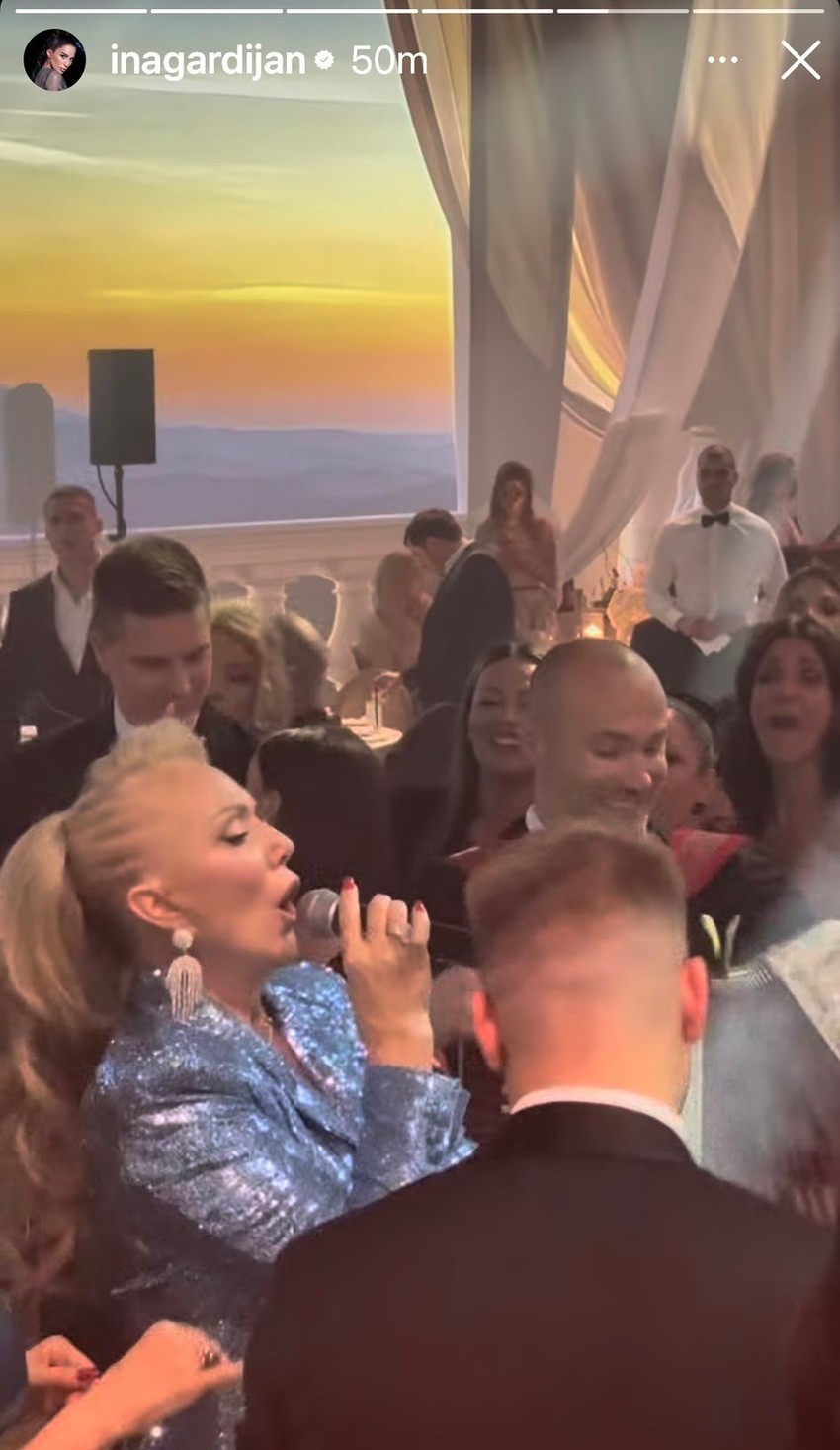 Lepa Brena peva na svadbi