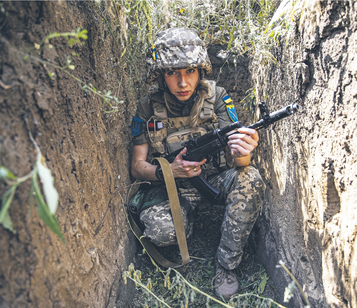 28-letnia kapitan na froncie koło Doniecka, 15 sierpnia 2022 r.