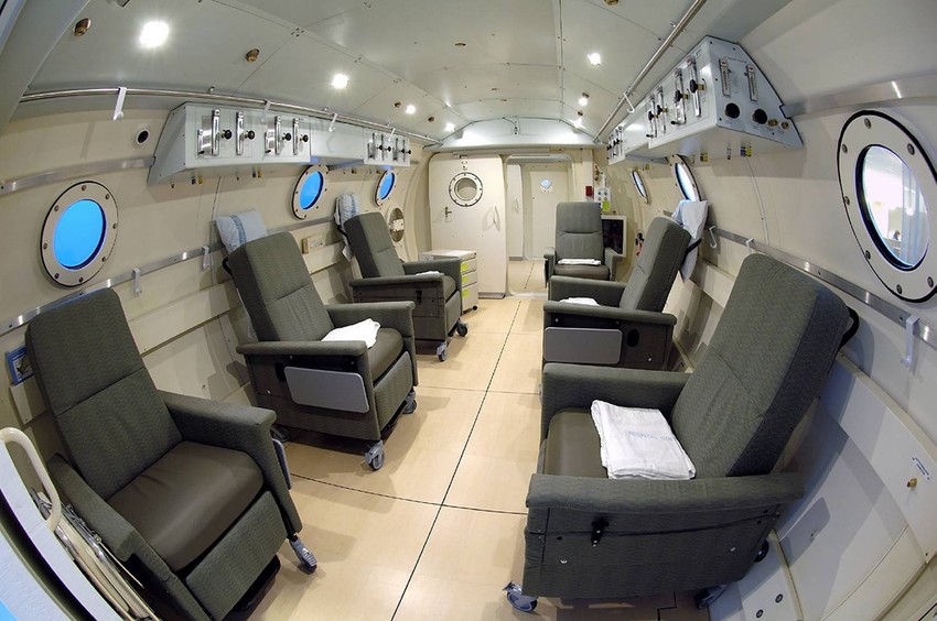 U hiperbaričnoj komori udiše se čist kiseonik