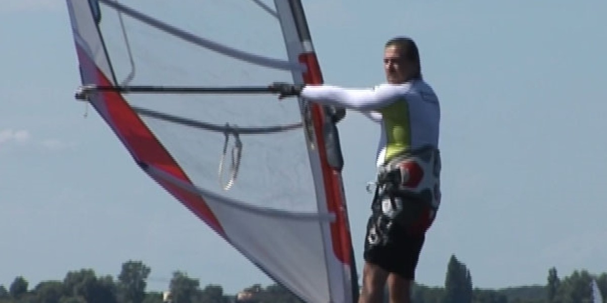 Tomasz Kaczmarek i windsurfing