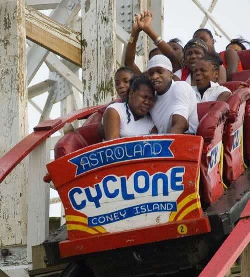 Śmieszne zdjęcia z rollercoastera