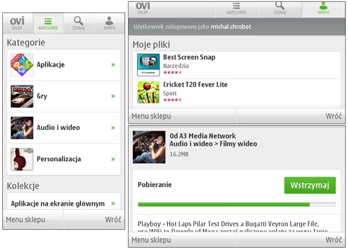 Ovi Store dogonił konkurencję. Pod względem płatności w złotówkach, to konkurencja musi gonić Nokię. Duży plus