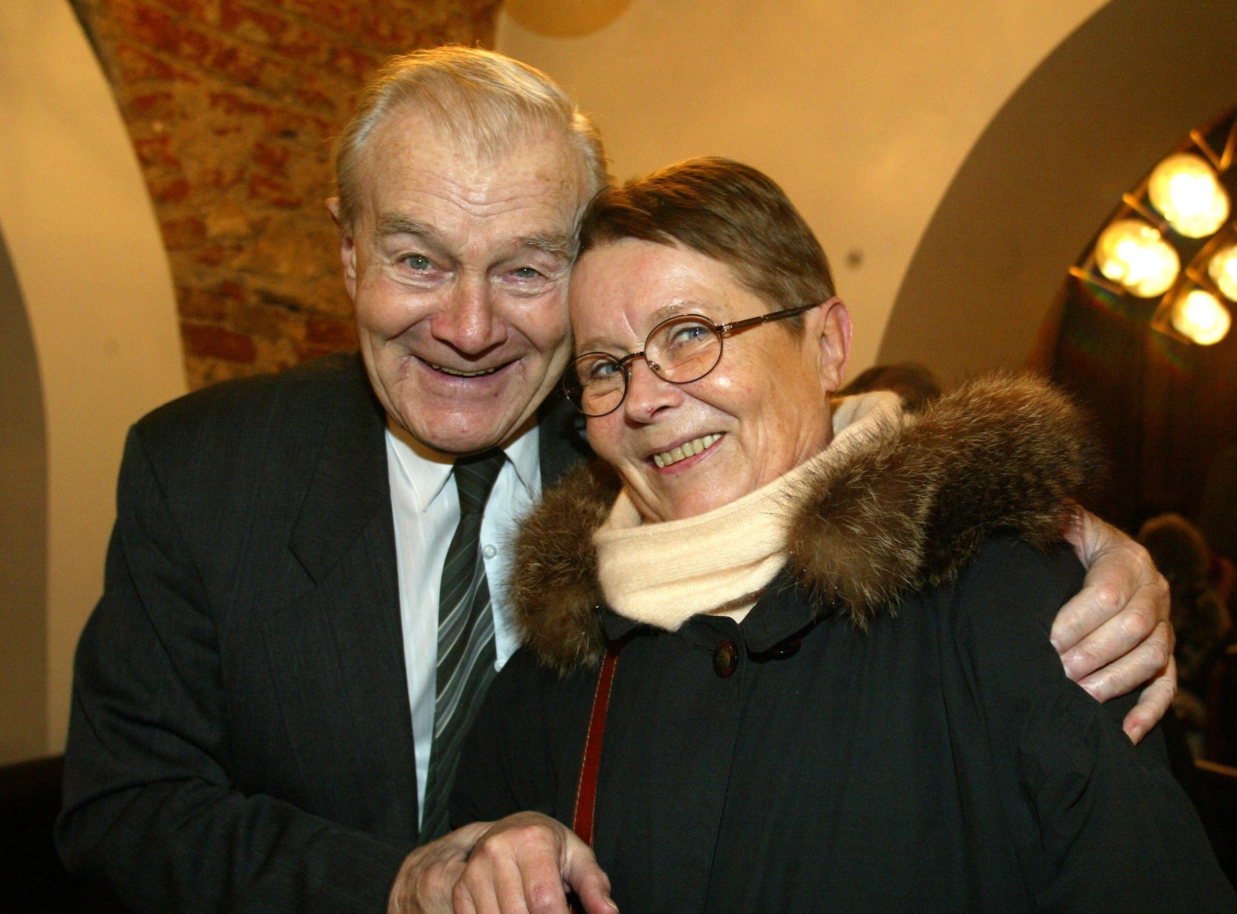 Českí herci Radovan Lukavský a Jana Drbohlavová.