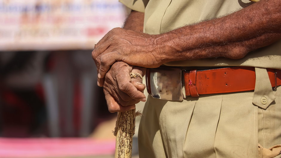  Indyjski policjant (zdjęcie ilustracyjne)