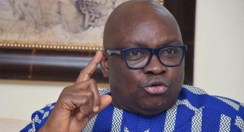 Former Governor of Ekiti State, Ayodele Fayose advises Governor Seyi Makinde of Oyo State against any attempt to arrest Sunday Igboho. (Punch)