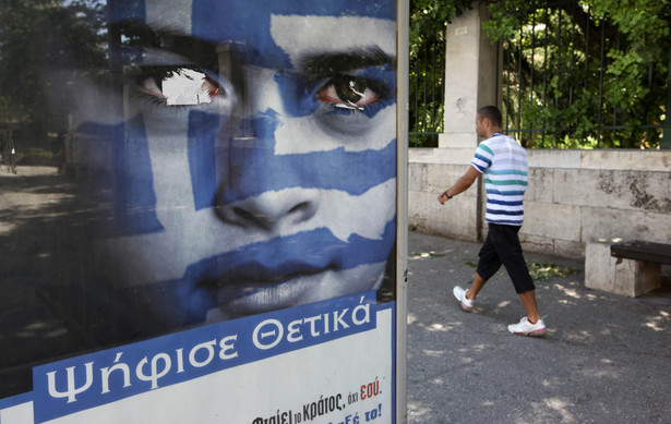 Grecja: plakat przedwyborczy