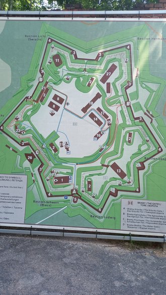 Fort Boyen - plan fortu