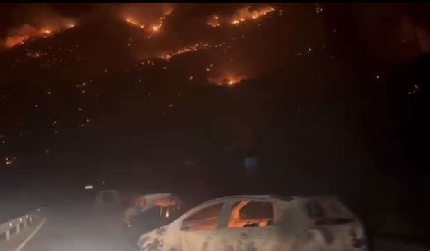 Požar u Omišu