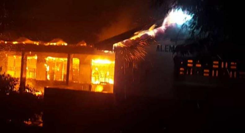 Accra Academy burnt