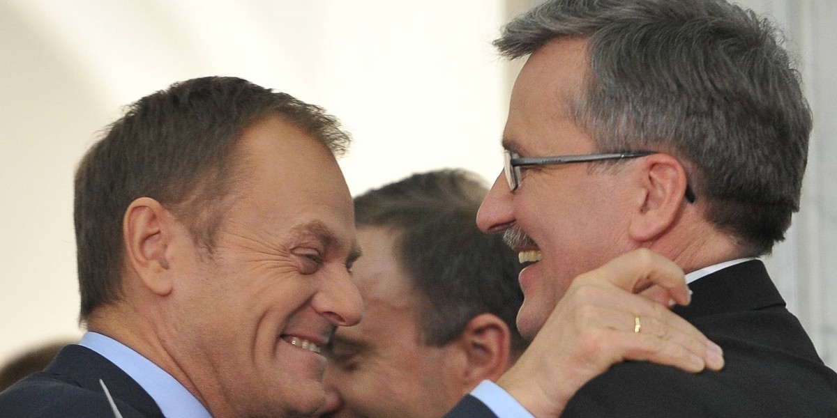 tusk komorowski