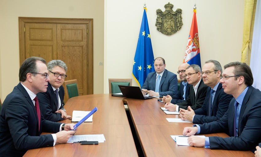 Tenis u Vučić na današnjem sastanku u Vladi Srbije