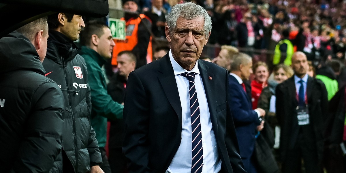 Fernando Santos zachwycił kibiców przed meczem z Albanią.