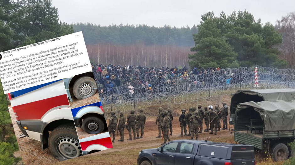 Sytuacja na granicy polsko-białoruskiej jest coraz bardziej napięta (facebook.com/medycynagranicy)