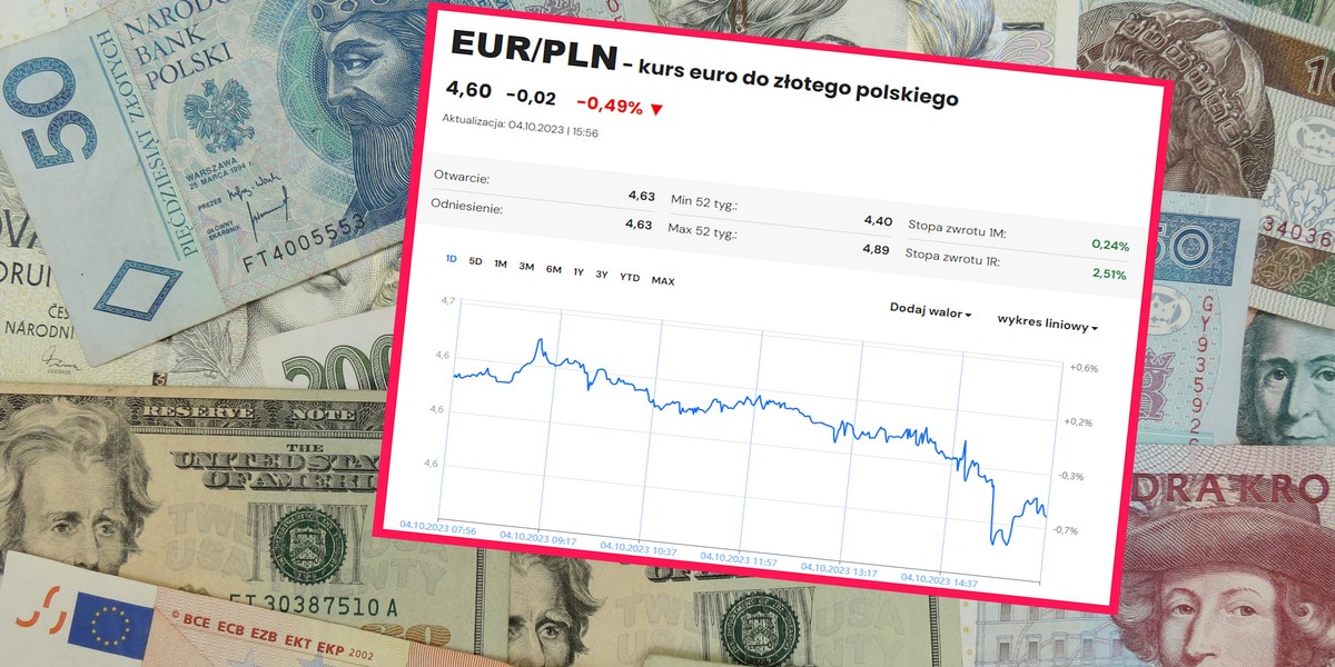 Złoty odzyskał część strat po poprzedniej obniżce stóp