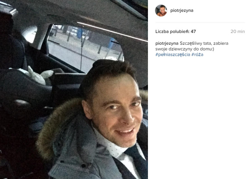 Piotr Jeżyna na Instagramie