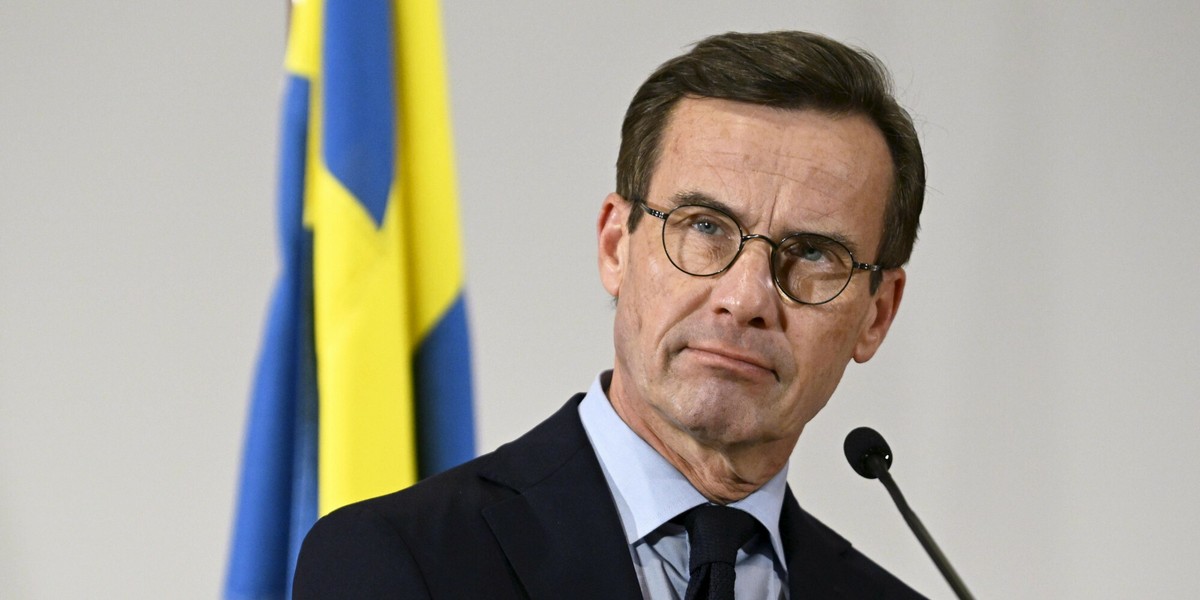 Premier Szwecji Ulf Kristersson.