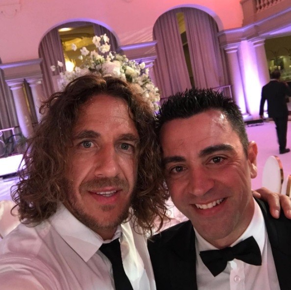 Carles Puyol i Xavi Hernandez