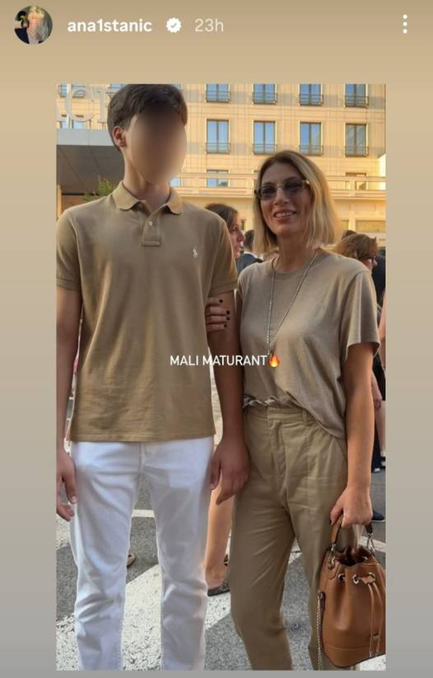Ana Stanić sa sinom