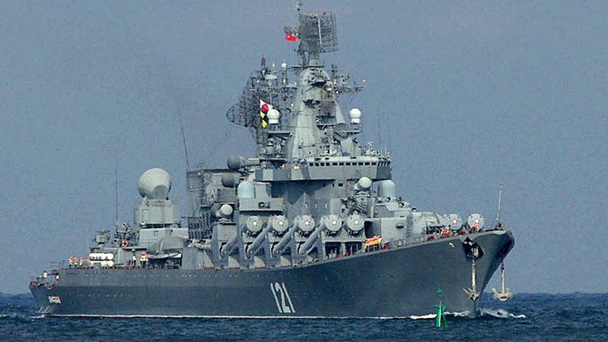 Inwazja Rosji na Ukrainę. Krążownik Moskwa, nowe doniesienia
