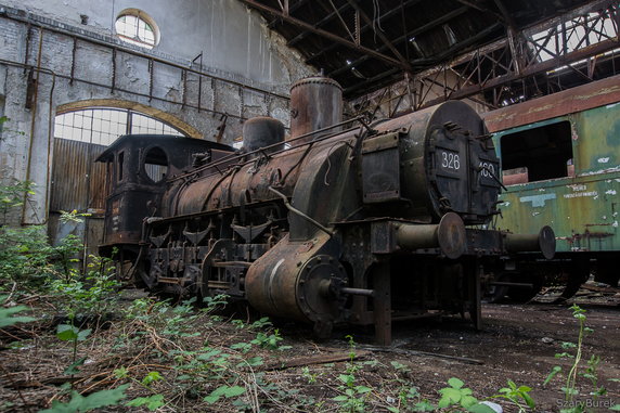 Opuszczone pociągi na Węgrzech