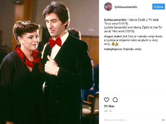 Vesna Čipčić i Ljubiša Samardžić u seriji "Vruć vetar": bila je ovo poslednja epizoda kada je ljubav Vesne i Šurde pobedila