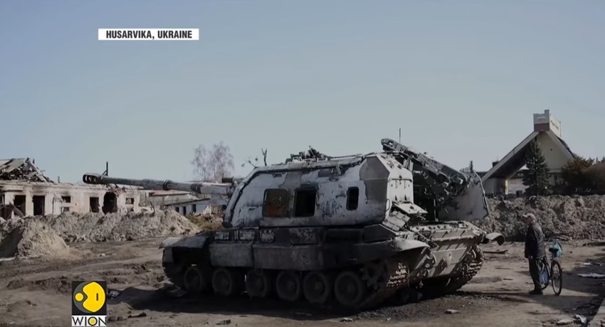 Selo Husarivka u Ukrajini