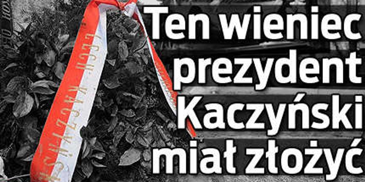 Ten wieniec prezydent miał złożyć w Katyniu