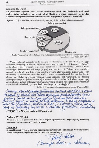 Matura z WOS - odpowiedzi do zadań z poziomu rozszerzonego