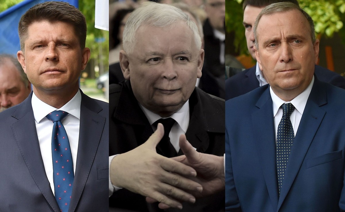 Ryszard Petru, Jarosław Kaczyński i Grzegorz Schetyna