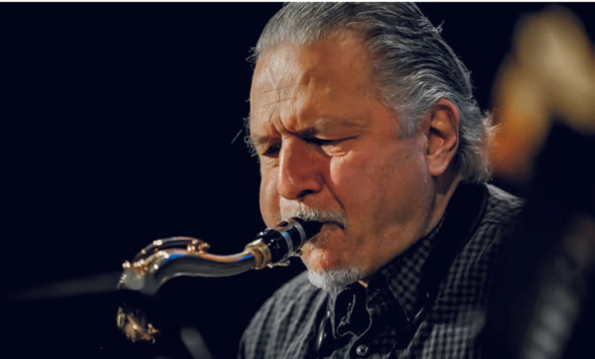 Americký jazzový saxofonista Jerry Bergonzi.