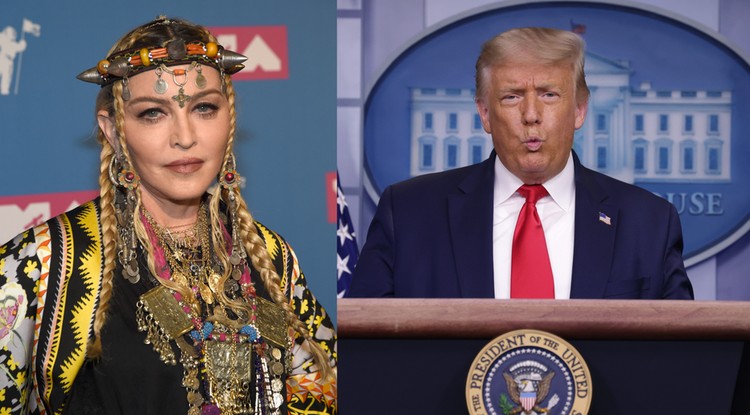 Madonna és Trump